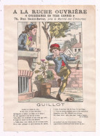 Publicité, Chaussures, A LA RUCHE OUVRIERE, ROUEN, Conte, Guillot - Advertising