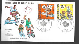 Afars Et Issas  Fdc 1976 Jeux Olympiques - Covers & Documents