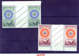 Ireland 1964 Europa CEPT (**)  Mint, Mi 167ZW-168ZW - 2 Paare  - M€ 50,-; Y&T 167-168  - € 50,- - 1964