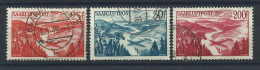 Saar PA N°9/11 Obl (FU) 1948 - Vallée De La Sarre Prés De Mettlach (bis) - Posta Aerea