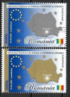 C3969 - Roumanie 2005 - 2v..obliteres - Usado
