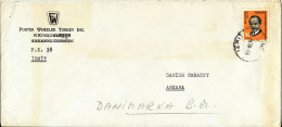 Turkey Cover Single Franked - Lettres & Documents