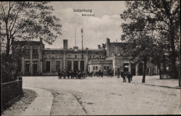 CPA Tschernjachowsk Insterburg Ostpreußen, Bahnhof - Ostpreussen