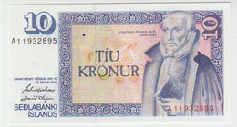 Iceland 10 Kronur 1961 Pick 48 UNC - Iceland