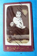 C.D.V. -Photo-Carte De Visite  Studio  J.Leplat Ixelles  Bebe Baby Peuter - Personas Identificadas