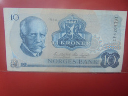 NORVEGE 10 KRONER 1984 Circuler (B.29) - Norwegen