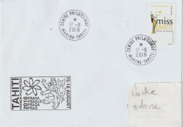 15776  PRAGUE 2018 - Centre Philatélique - MAHINA - TAHITI - 17/8/2018 - Storia Postale