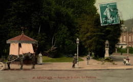 N°105780 -cpa Beauvais -square De La Gare -la Fontaine- - Beauval