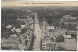 LOUDEAC  Panorama De La Ville Coté Sud Ouest Route De Pontivy - Loudéac