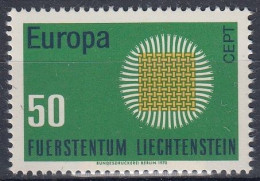 LIECHTENSTEIN 525,unused - 1970