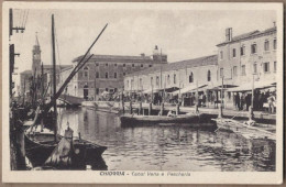 CPA ITALIE - CHIOGGIA - Canal Vena E Pescheria - TB PLAN CENTRE VILLE TB ANIMATION Marché - Chioggia