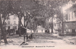 Draguignan - Boulevard De L'esplanade  - Marbrerie Reynaud   - CPA °J - Draguignan