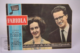 Comic Year 1960 Publication Fabiola Spanish Queen Of Belgium - King Baudouin - Andere & Zonder Classificatie
