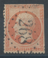 Lot N°76250   N°23, Oblitéré GC 268 Ay-Champagne, Marne (49), Indice 4, Défaut De Dentelure - 1862 Napoléon III