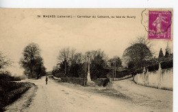 MAUVES CARREFOUR DU CALVAIRE AU BAS DU BOURG 1934 - Mauves-sur-Loire