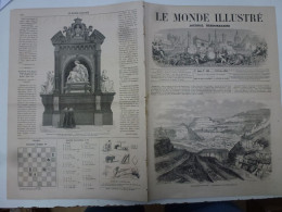 Le Monde Illustré Février 1863 Transformation Des Buttes Chaumont Boeuf Gras Pereire Expédition Du Mexique - Magazines - Before 1900