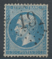 Lot N°76255   N°22, Oblitéré GC 197 Aubagne, Bouches-du-Rhone (12), Indice 4 - 1862 Napoléon III