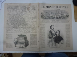 Le Monde Illustré Mars 1863 Princesse Alexandra Danemarck Guerre Du Mexique St Germain Egypte - Magazines - Before 1900