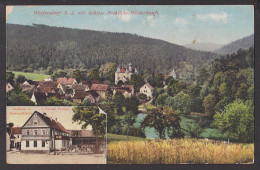 Wolfersdorf Schloss Fröhliche Wiederkunft Gaststätte Sommerfrische CAK 1912 - Stadtroda