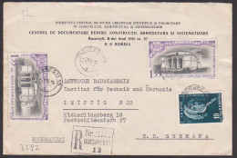Romina Rumänien Bucaresti R-Brief Mit Ch. Linne, Theater Oper Balett - Lettres & Documents