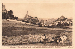 Le Puy * Vue Générale Des Quatre Rochers * Attelage De Boeufs * Agriculture Foins - Le Puy En Velay