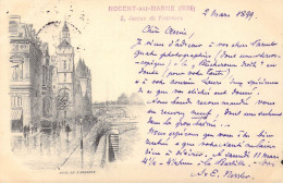 FRANCE - 94 - Nogent-sur-Marne - Avenue De Vincennes - Tour De L'Horloge - Carte Postale Ancienne - Nogent Sur Marne