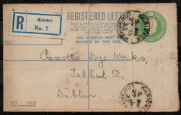 1922 5d Light Green Format F, Code D.Q., FU Within Ireland, The Only Used Example Known.  FAI EU 1aF. - Postwaardestukken