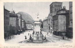 FRANCE - 38 - Grenoble - Place Notre-Dame Et Le Monument Du Centenaire - Carte Postale Ancienne - Grenoble