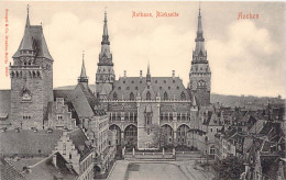 ALLEMAGNE - Aachen - Rathaus, Ruckseite - Carte Postale Ancienne - Aachen