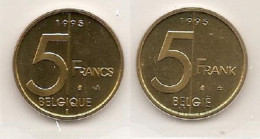 5 Frank 1996 Frans+vlaams * Uit Muntenset * FDC - 5 Francs