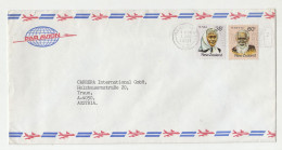 New Zealand Air Mail Letter Cover Posted 1981 To Austria B230701 - Lettres & Documents