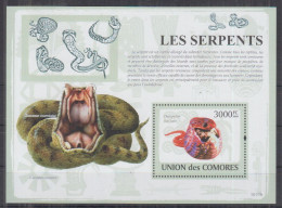 E13. Comoro MNH 2009 Fauna - Animals - Snakes - Serpents