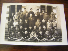Carte Photo - Pazayac (24) - Ecole - Photo De Classe De Maneyrol - 1920 - SUP (HG 88) - Ecoles