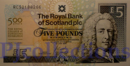 SCOTLAND 5 POUNDS 2005 PICK 364 UNC - 5 Pounds
