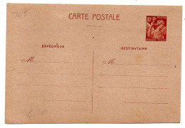 Entier CP --432-CP1----NEUF-- Type  IRIS  80c Brun  ...cote  7,50 € - Standard Postcards & Stamped On Demand (before 1995)