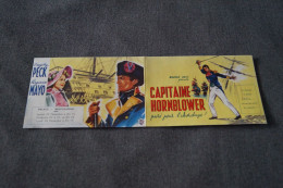 Cinéma,afichette Publicitaire,Neufchâteau,Grégory Peck,capitaine Hornblower,26,5 Cm. Sur 9 Cm. - Afiches