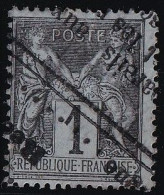 France N°83 - Oblitéré Typo Des Journaux - TB - 1876-1898 Sage (Type II)