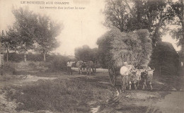 Agriculture * Le Bonheur Aux Champs * éditeur G.I.D. De Nantes * La Rentrée Des Jerbes Le Soir * Attelage Boeufs Foins - Sonstige & Ohne Zuordnung