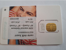 BELGIUM   CHIP/ SIM CARD /GSM / MOBISTAR/ORANGE / SMILING LADY   / MINT CARD     ** 13655** - Without Chip