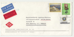 Insulation Contracting Co.Ltd. Company Letter Cover Posted Express Air Mail 1978 To Germany 230701 - Cartas & Documentos