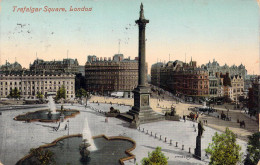 ANGLETERRE - London - Trafalgar Square - Carte Postale Ancienne - Trafalgar Square