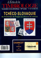 L'écho De La Timbrologie Octobre 1993,Tchéco-Slovaquie,timbre Socio-postaux,français Au Pôle Sud, - Frans (vanaf 1941)