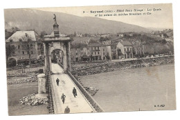 L2 - Seyssel (Ain) - Hôtel Beau Rivage - Les Quais Et Les Usines De Mèches Kinsmen Et Cie - Seyssel