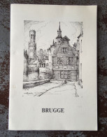 Map Met 8 Etsen Over Brugge Door Maurits Dousselaere (1923-1985) - Etsen