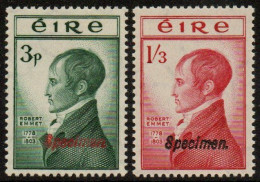 1953 Emmet Set With Specimen Overprints, Fresh U/m, Far Better Centring Than Most, Ex De La Rue. - Gebraucht