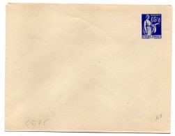 Entier Enveloppe -- 365-E1----NEUF-- Type Paix  65c Outremer   ........cote  50€ - Enveloppes Types Et TSC (avant 1995)