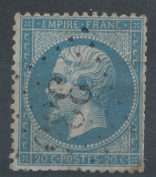 Lot N°76269   N°22, Oblitéré GC 335 La Basse-Indere, Loire-Inférieure (42), Indice 4 - 1862 Napoléon III