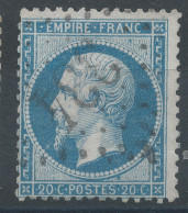 Lot N°76270   Variété/n°22, Oblitéré GC 334 La Bassée, Nord (57), Indice 4, Fleuron NORD EST - 1862 Napoléon III