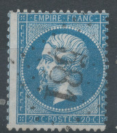 Lot N°76271   Variété/n°22, Oblitéré GC 581 Bourgtheroulde, Eure (26), Indice 4, Piquage - 1862 Napoléon III