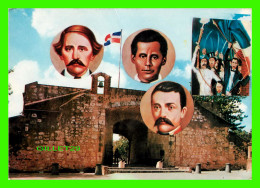 SANTO DOMINGO, RÉPUBLIQUE DOMINICAINE - PUERTA DEL CONDE Y PADRES DE LA PATRIA - LIBRERIA GARCIA - - República Dominicana